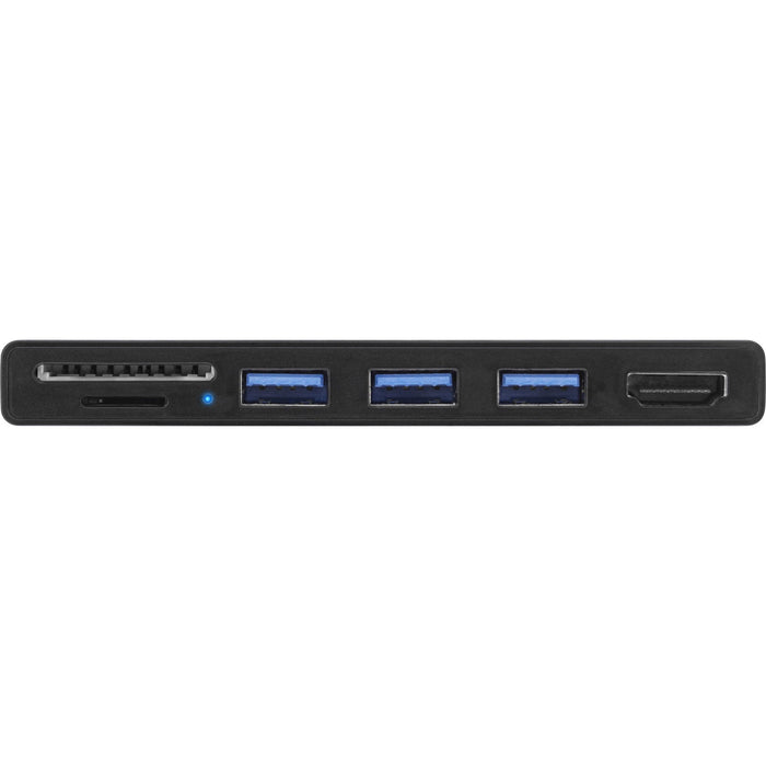 Inline Multihub, Surface Pro 4/5/6, 3 Puertos Usb 3.2 Tipo A Hembra, Hdmi 4k, Lector De Tarjetas, Negro