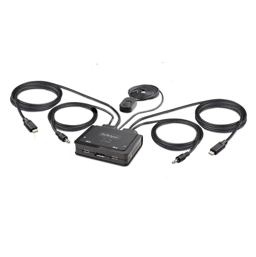 EAN 0065030899352 - StarTech.com C2-D46-UC2-CBL-KVM interruptor KVM Negro imagen 1