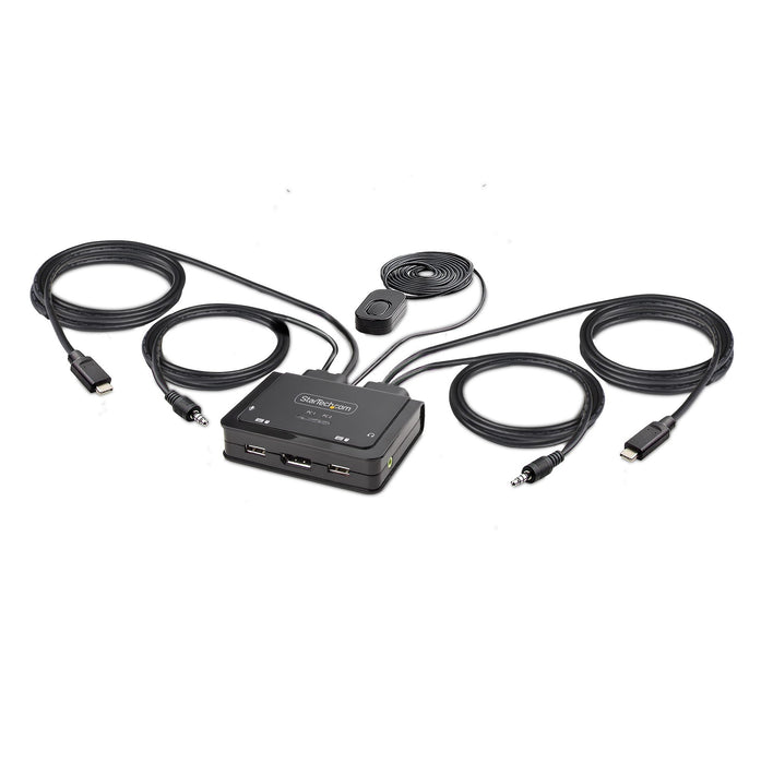 EAN 0065030899352 - StarTech.com C2-D46-UC2-CBL-KVM interruptor KVM Negro imagen 1