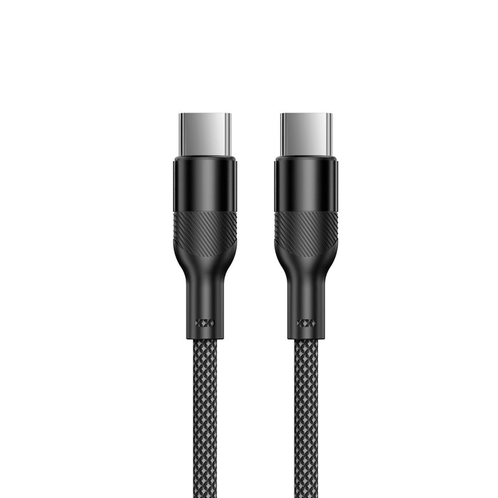 Cable Ultrarrápido Usb Tipo C A Usb Tipo C - 1 M · Negro