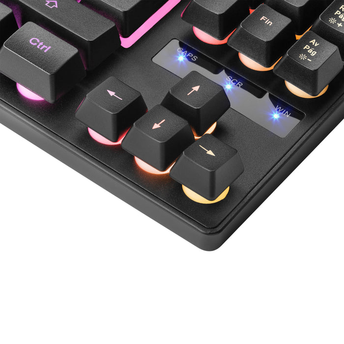 EAN 4718009158511 - Mars Gaming MKTKLPT teclado Juego USB QWERTY Negro imagen 6