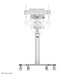 EAN 8717371449667 - Neomounts FL50S-825WH1 mueble y soporte para dispositivo multimedia Blanco Soporte de suelo fijo imagen 4