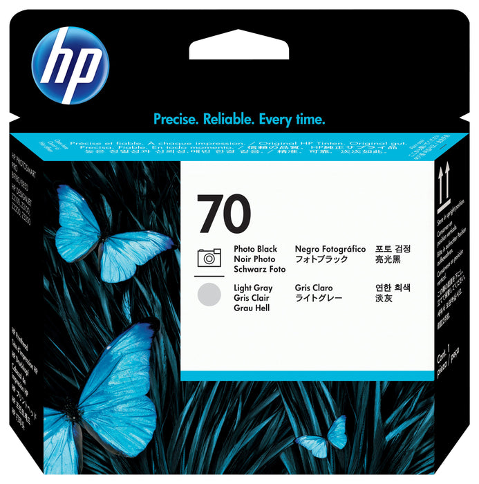 EAN 0882780390782 - HP 70 Photo Black and Light Gray DesignJet Printhead cabeza de impresora Inyección de tinta térmica imagen 3