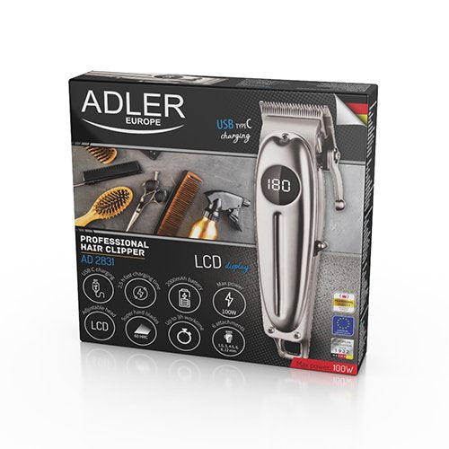 EAN 5903887802383 - Adler AD 2831 cortadora de pelo y maquinilla Plata, Acero inoxidable 8 imagen 12