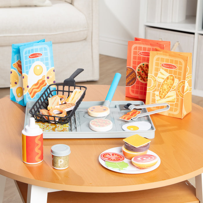 EAN 0681147005440 - Melissa & Doug MPP PYS Flip n Fry Grill Playset GML imagen 9