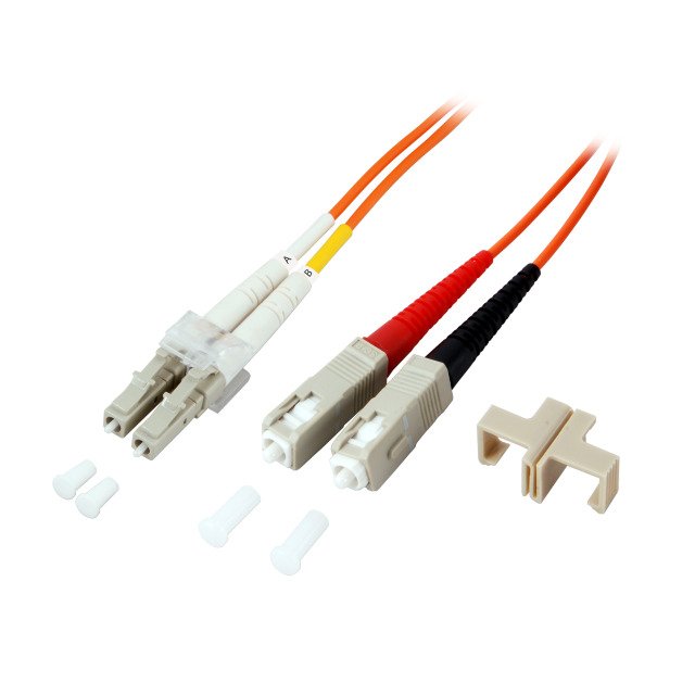 Duplex Cable De Red Lc-Sc Om1 1m Lszh 2mm Orange