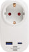 EAN 4007123696000 - Brennenstuhl 1508210010 adaptador de enchufe eléctrico Tipo F Blanco imagen 2