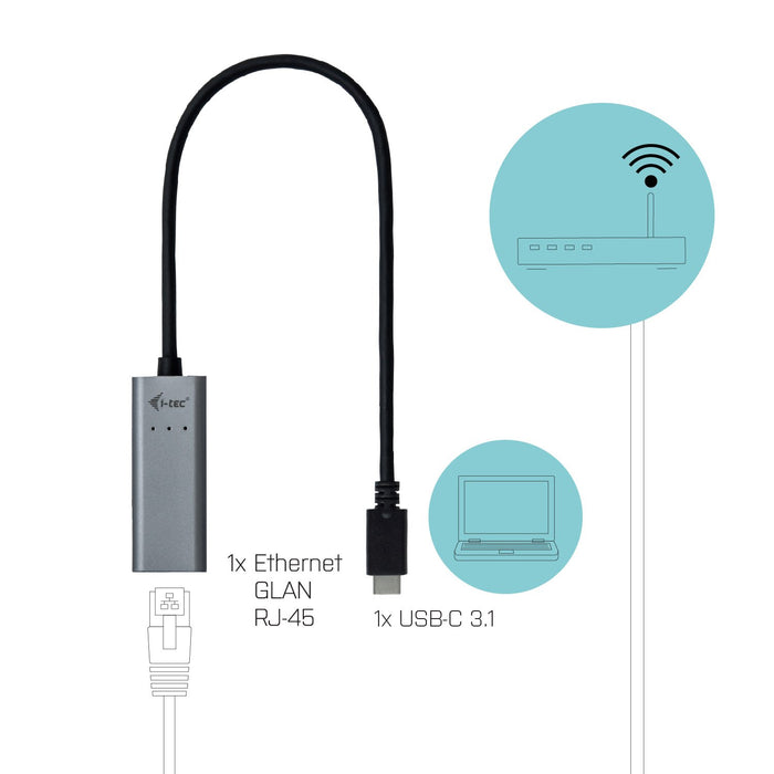 EAN 8595611701870 - i-tec Metal C31METALGLAN adaptador y tarjeta de red 1000 Mbit/s imagen 6