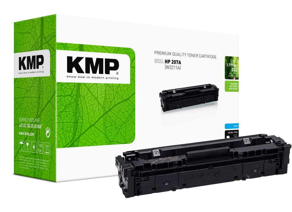 Kmp Toner Hp 207a Cyan 1250 Copias Remanufactured