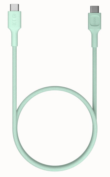Kabel Usb-C-Usb-C Powerstream 100w Oplot 1,2m Zielony