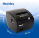 EAN 8435364319185 - iggual TP7001-1S 203 x 203 DPI Alámbrico Transferencia térmica Impresora de recibos imagen 9