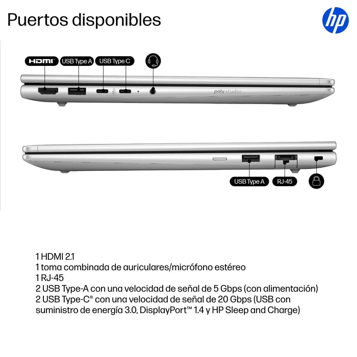 EAN 0199251580659 - HP ProBook 4 G1i AI Wolf Pro Security Edition Intel Core Ultra 7 255U Portátil 35,6 cm (14") WUXGA 16 GB  imagen 4