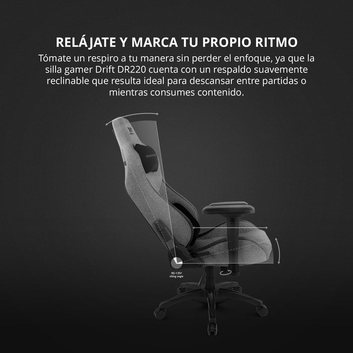 Silla Gaming Drift Dr220 Gris Oscuro