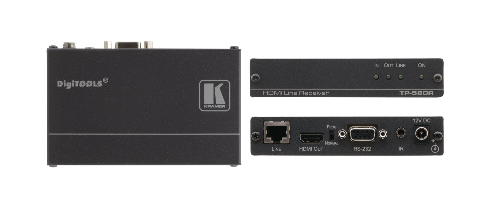 EAN 7291063051693 - Kramer Electronics TP-580R Receptor AV Negro imagen 1