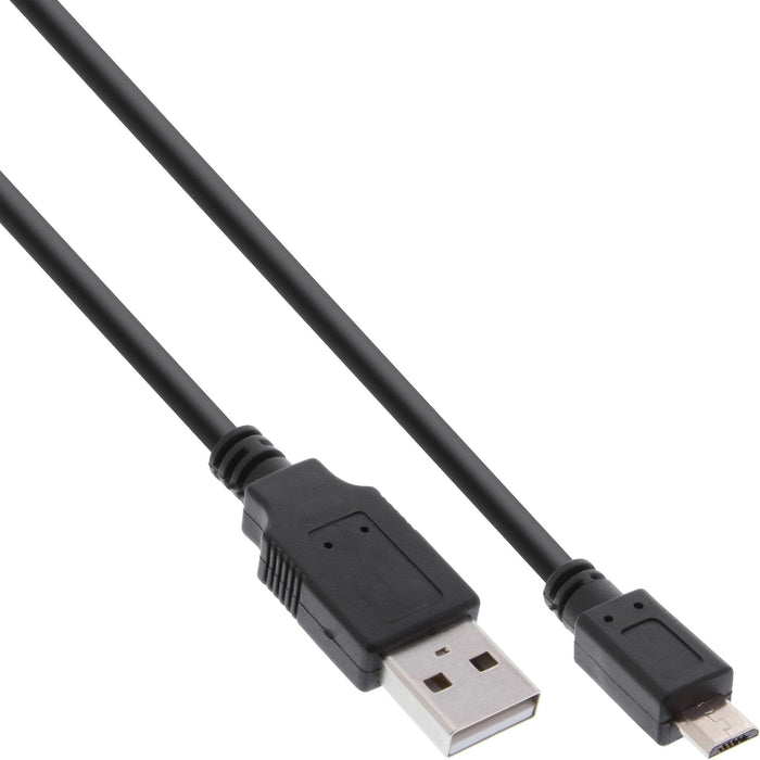 Inline Micro Usb 2.0 Cable De Carga Rápida Usb A Macho A Micro-B Macho 0,5 M