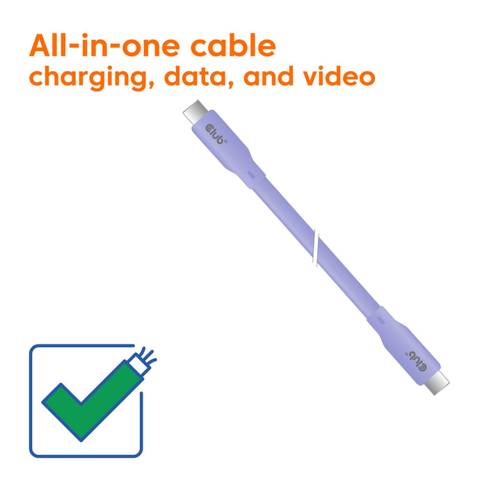EAN 8719214473235 - CLUB3D CAC-3004 cable USB USB4 Gen 2x2 2 m USB C imagen 3