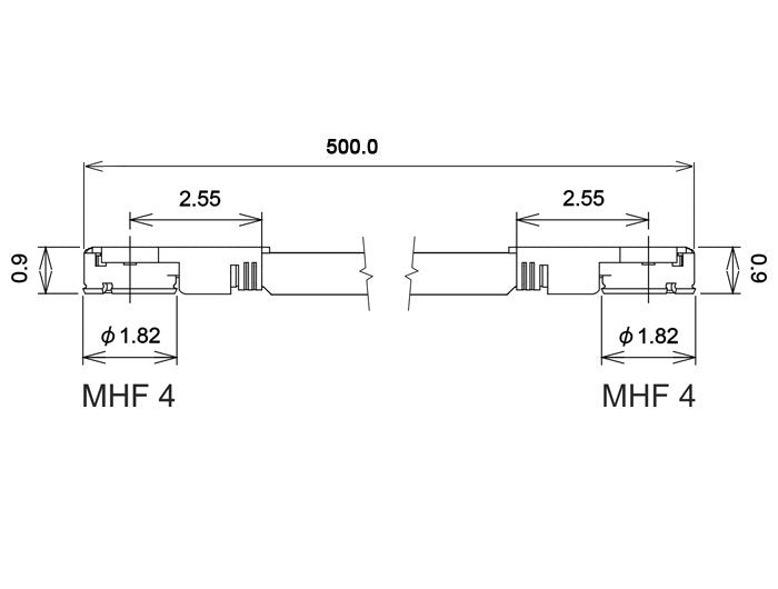 Delock Antena Cable Mhf Iv/Hsc Mxhp32 Macho Compatible  Mhf Iv/Hsc Mxhp32 Macho Compatible 50 Cm 1,13