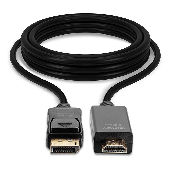 EAN 4002888369237 - Lindy 36923 adaptador de cable de vídeo 3 m DisplayPort HDMI tipo A (Estándar) Negro imagen 4
