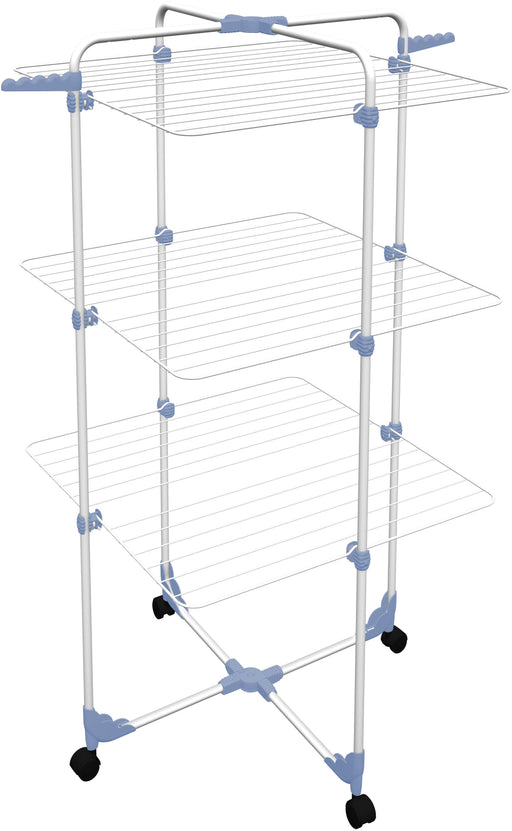 EAN 8001244123007 - Gimi Modular 3 Tendedero de suelo Azul, Plata imagen 1