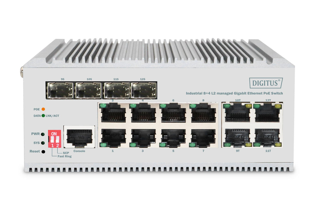 EAN 4016032489238 - Digitus DN-651139 switch Gigabit Ethernet (10/100/1000) Gris imagen 2