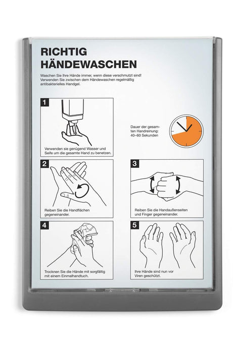 Durable Click Sign - Soporte Para Etiqueta - Fijación De Puerta
