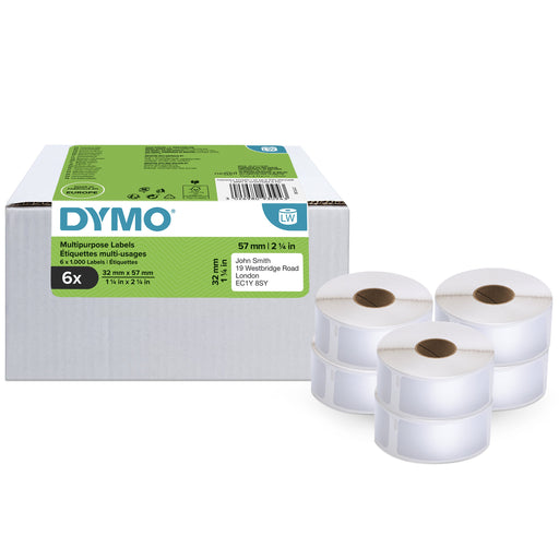 EAN 3026980930943 - DYMO LW - Multi-Purpose Labels - 32 x 57 mm - 2093094 Blanco Etiqueta para impresora autoadhesiva imagen 1