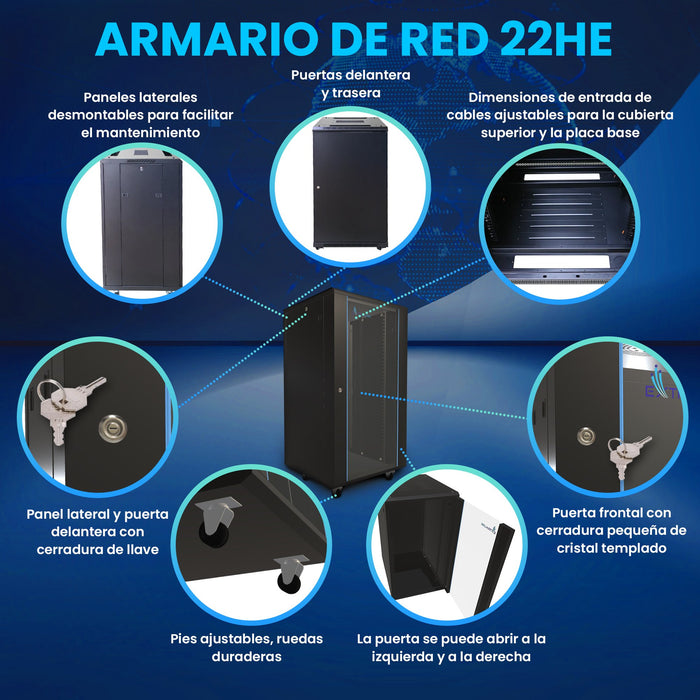 EAN 5903148914381 - Extralink EX.14381 armario rack Rack o bastidor independiente imagen 14