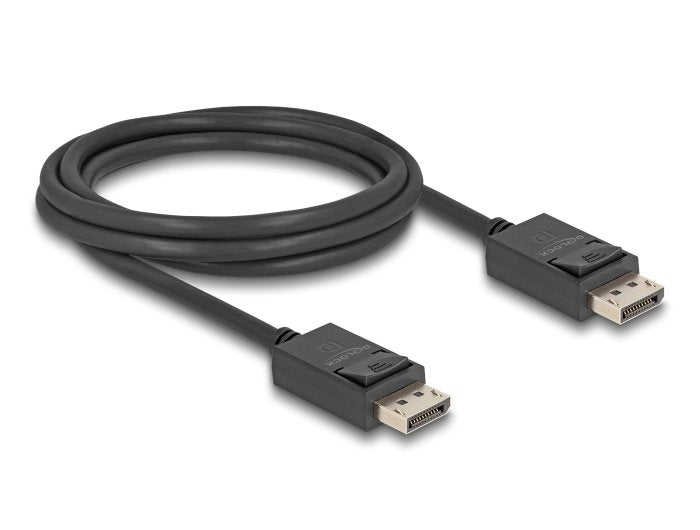 Delock 80493 Cable Displayport 16k 30 Hz / 8k 60 Hz 40 Gbps 2 M