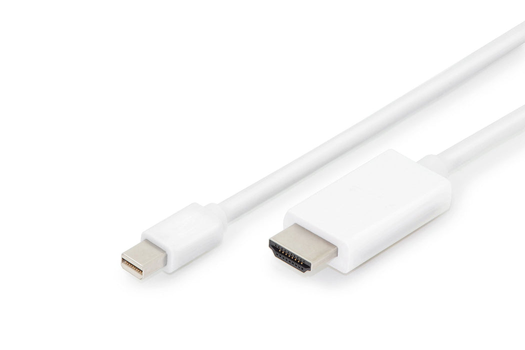 EAN 4016032438625 - Digitus AK-340304-020-W adaptador de cable de vídeo 2 m HDMI tipo A (Estándar) Blanco imagen 1