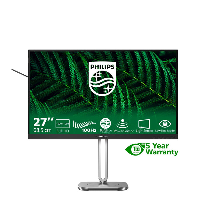 EAN 8721038001761 - Philips 5000 series 27B2G5200/00 pantalla para PC 68,6 cm (27") 1920 x 1080 Pixeles Full HD LCD Antracita imagen 5