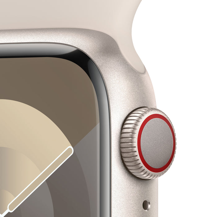 Apple Watch S9 Aluminium Cellular 41mm Polarstern) S M New