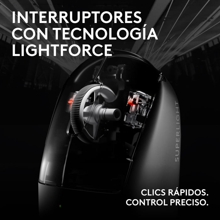 EAN 5099206130081 - Logitech G PRO X SUPERLIGHT 2c ratón Juego Ambidextro RF inalámbrico 44000 DPI imagen 13