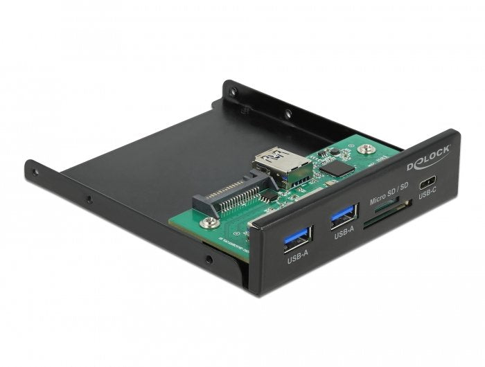 Front Panel 3.5? Usb 5 Gbps 1 X Usb Type-C + 2 X Usb Typ-A + Sd Und Micro Sd Slot