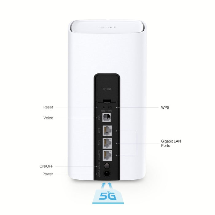 EAN 4897098686867 - TP-Link NX510v router inalámbrico Gigabit Ethernet Doble banda (2,4 GHz / 5 GHz) 5G Blanco imagen 3
