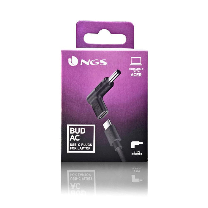 EAN 8435430625141 - NGS BUD-AC accesorio para portatil Clavija de adaptador de corriente para ordenador portátil imagen 6