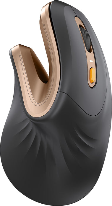 Raton Protoarc Bluetooth Vertical Rec.Negro Dorado