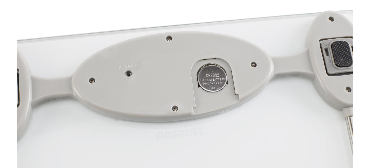 EAN 8713016024190 - Tristar WG-2419 báscula de baño Plaza Transparente, Blanco Báscula personal electrónica imagen 2