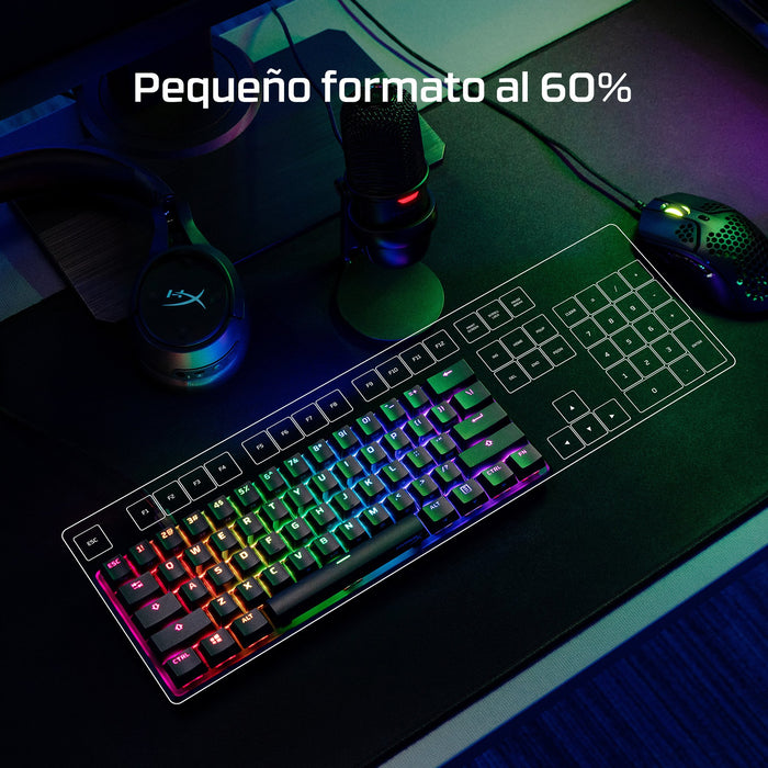 EAN 0196188048948 - HyperX Alloy Origins 60 - Mechanical Gaming Keyboard - HX Red (US Layout) (HKBO1S-RB-US/G) teclado Juego  imagen 4