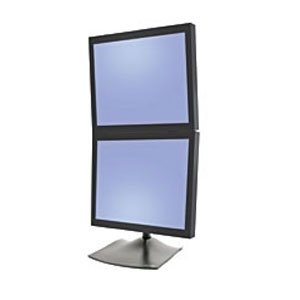 EAN 0698833000801 - Ergotron DS Series DS100 Dual Monitor Desk Stand, Vertical 61 cm (24") Escritorio Negro imagen 1