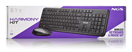 EAN 8435430627688 - NGS HARMONY KIT (QUERTY, IT) teclado Ratón incluido Universal RF inalámbrico QWERTY Italiano Negro imagen 6