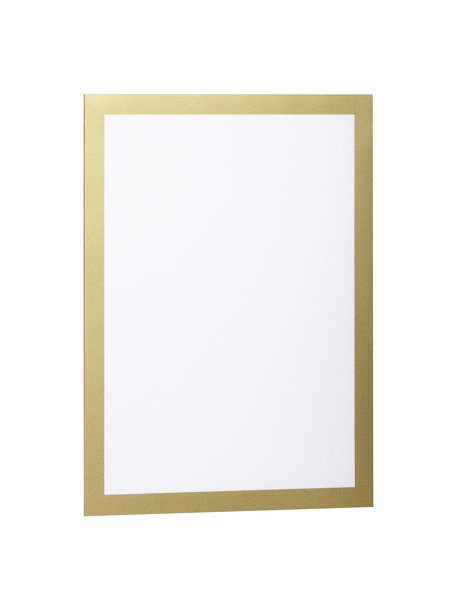 Durable Duraframe - Soporte Para Documentos - Montaje Superficial - Para A4 - Magnético - Doppelseitig - Oro (Paquete De 2)