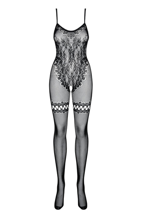 EAN 5901688207079 - Obsessive F213 S/M/L conjunto de ropa interior y bodi Body Negro Nylon imagen 4