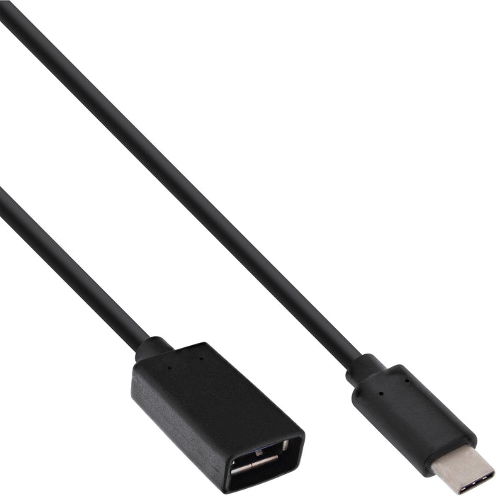 EAN 4043718249787 - InLine 35800 cable USB USB 3.2 Gen 2 (3.1 Gen 2) 0,15 m USB A USB C 10 Gbit/s Negro imagen 1