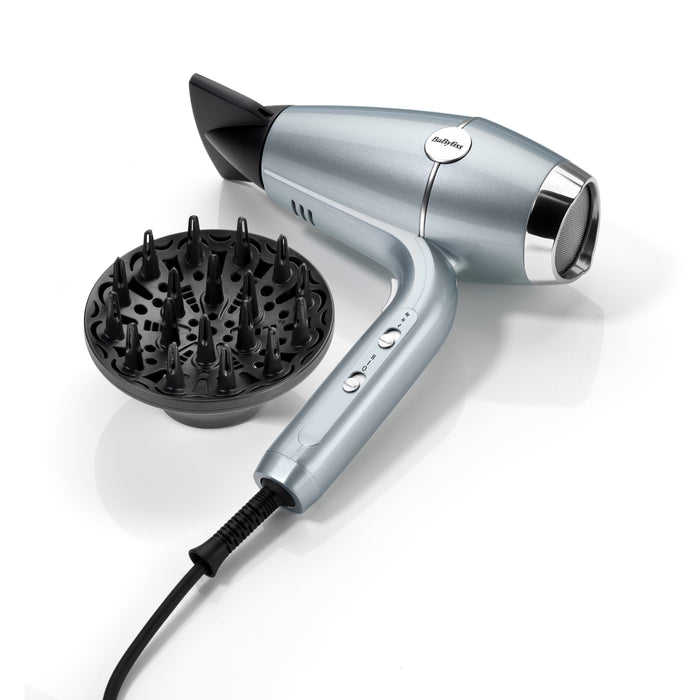 EAN 3030050165333 - BaByliss Hydro-Fusion Hydro Fusion Hair Dryer secador 2100 W Metálico imagen 3