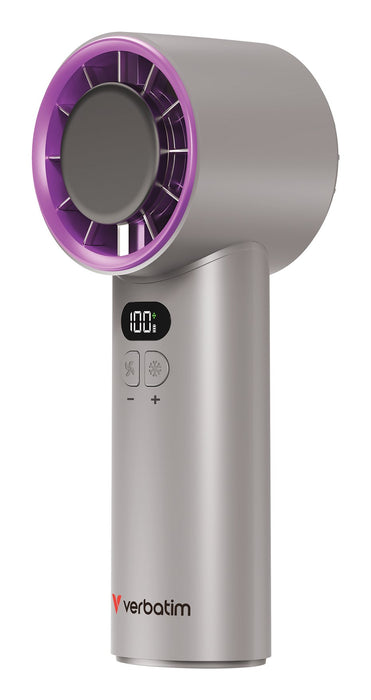 EAN 0023942323426 - Verbatim Cool 'n' Go Ice Touch Gris, Púrpura Ventilador de mano imagen 1