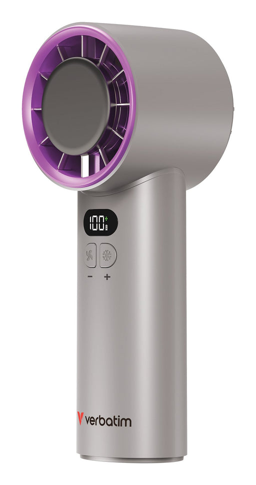 EAN 0023942323426 - Verbatim Cool 'n' Go Ice Touch Gris, Púrpura Ventilador de mano imagen 1