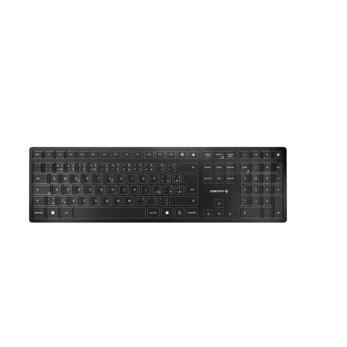 EAN 4025112097140 - CHERRY KW 9100 SLIM teclado Universal RF Wireless + Bluetooth Negro imagen 1