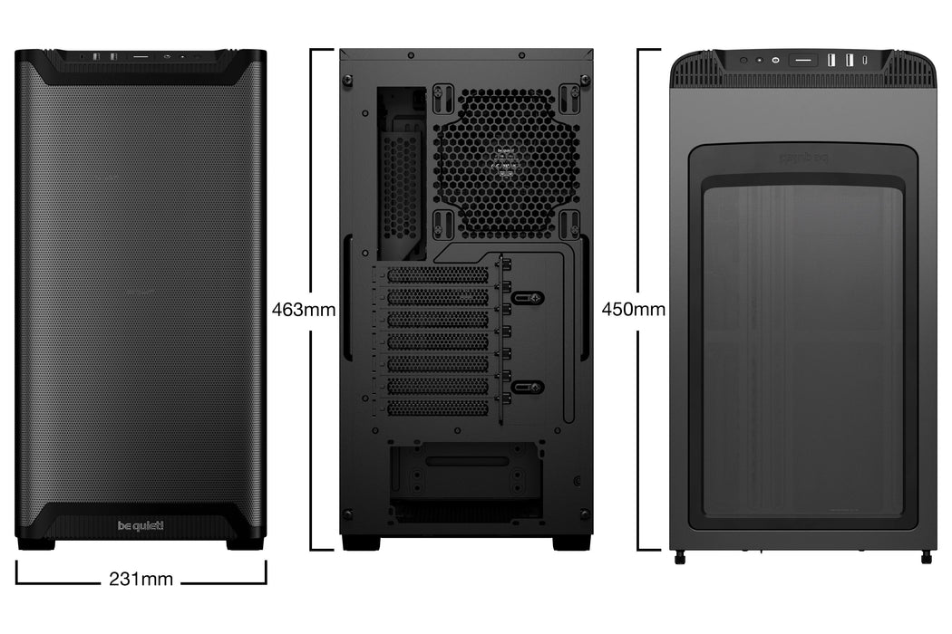 EAN 4260052191804 - be quiet! PURE BASE 501 Airflow Black Midi Tower Negro imagen 2