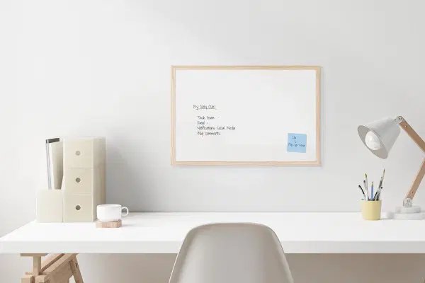 EAN 5705831035713 - Q-CONNECT KF03571 pizarrón blanco 900 x 600 mm Melamina imagen 2