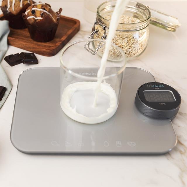 EAN 8435484041447 - Cecotec 04144 báscula de cocina Gris Encimera Rectángulo Báscula electrónica de cocina imagen 10